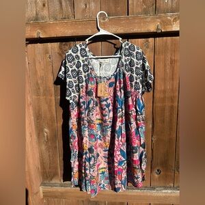 Natural Life Multicolor Floral Dress